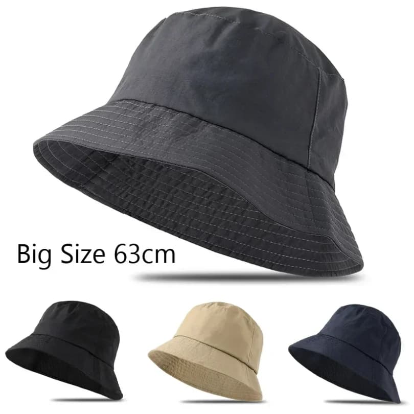 Cappello da Sole Impermeabile XL62cm per Uomo e Donna, Protezione UV Estiva per Montagna, Circunferenza Testa Grande