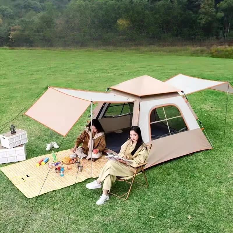 Tenda da Campeggio Portatile per Viaggi all'Aperto, Pieghevole, Parasole Leggero, Antivento, Tenda da Viaggio Pieghevole