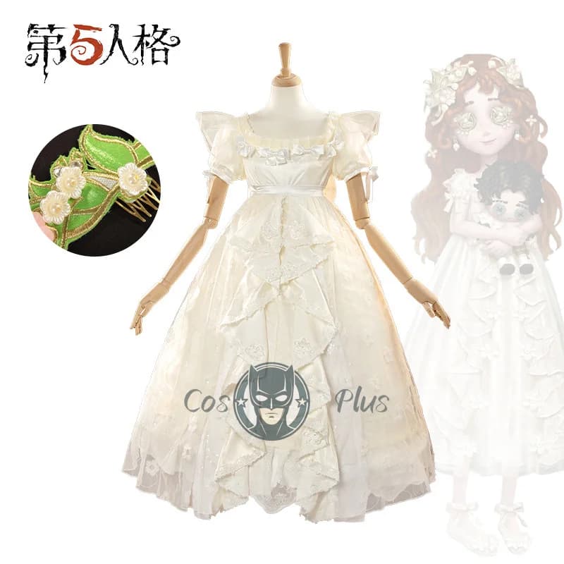 Identity V Bambina Eurydice Abito da gioco Abito splendido Bellissimo costume cosplay uniforme Costume da festa di Halloween Donna