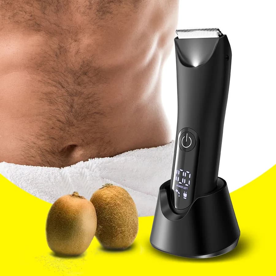 The Ballber Pro Electric Haircut for Inguine and Body for Men - Kit for Men's Body Toiletries for Private - Razor for Difficult areas to reach