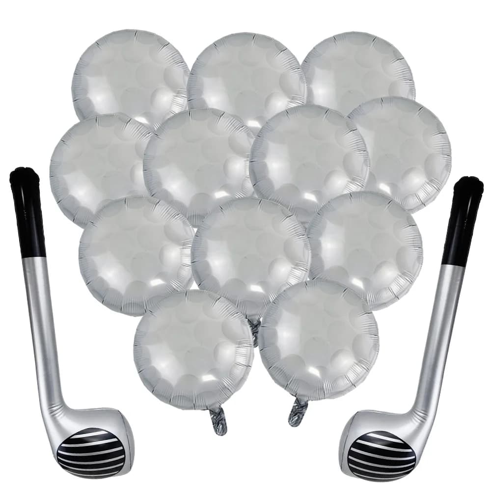 Palloncino gonfiabile per mazza da golf Palloncino da golf Palloncini foil Decorazioni per feste a tema golf Decorazione per feste di laurea sportive di compleanno