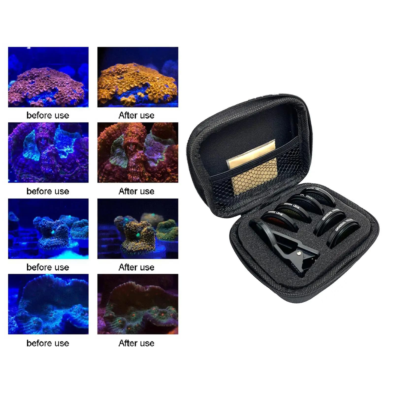 Smartphone Lens Filter Kits Professional Photography 6 Kit Professional 6 / 1 kit
