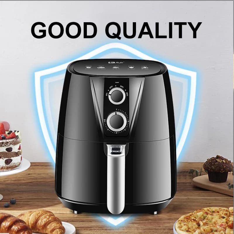 Friggitrice ad aria doppia pentola per uso domestico AIRFRYER DOPPIO BASKET Friggitrice elettrica meccanica intelligente
