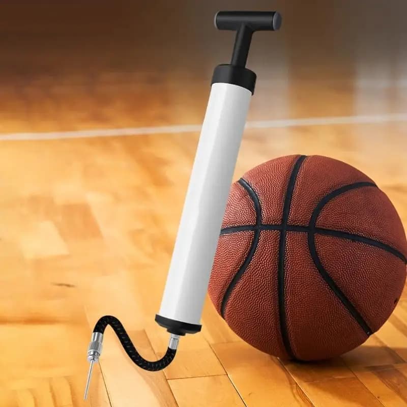 Manual swelling pumps with needle, nozzle, hand pumps for volleyball, football, basketball 24bd