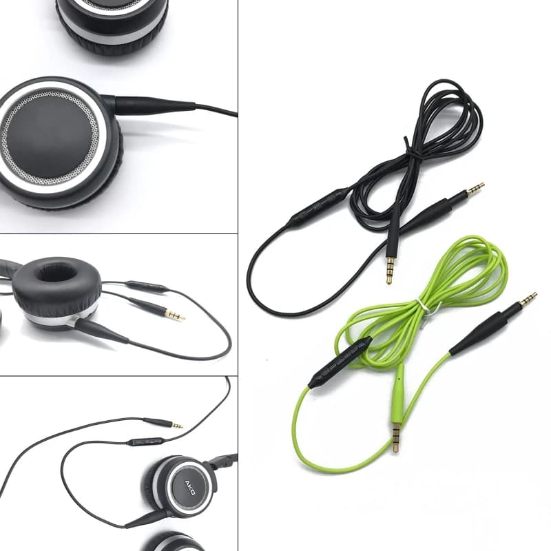 Detachable 3 headphone cable. Replacement headphone with 5 mm F19E noise cancellation