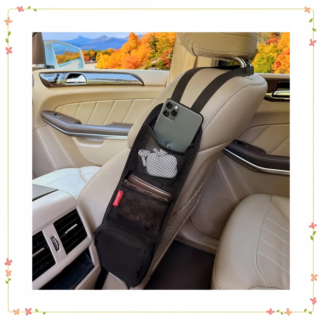 Borsa da appendere per organizer per seggiolino auto, supporto per auto con tasca per telefoni, camion per auto