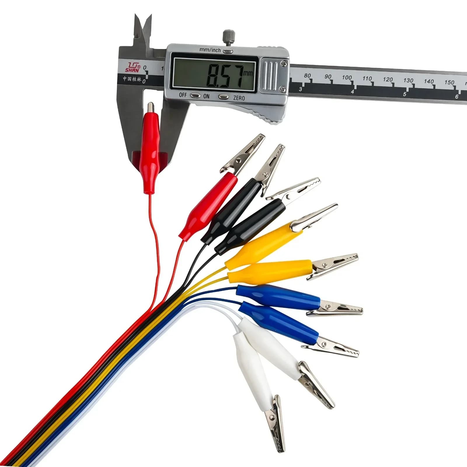 Jumper Cables from Dupont to Clip Alligator 20cm Male/Femmina to Arduino Raspberry Pi Microbit Breadboard Projects DIY