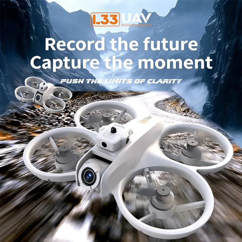 Drone L33 HD a grande schermo, portata di volo ultra lunga, resistenza stabile ad alta quota, telecomando a grande schermo, controllo preciso