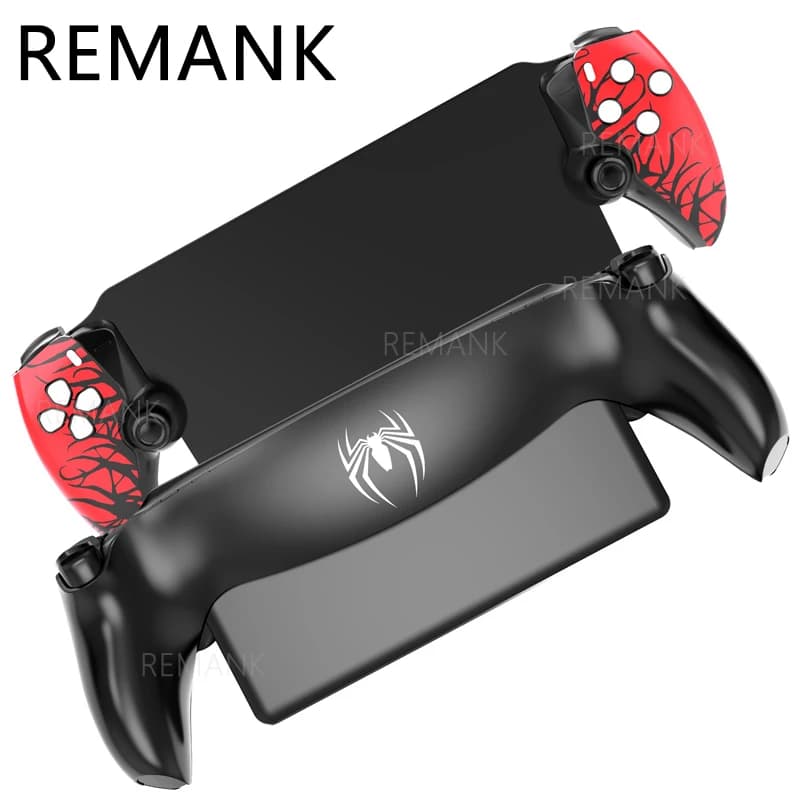For PS5 Portal Spider Style Handheld Replacement Shell DIY Scratch Resistant Dust-Proof Shell Anti Slip Grip Game Accessories