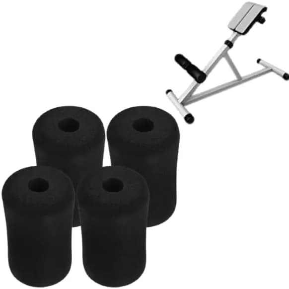 Foot Foam Bearing Roller Set - 4 Pieces Roofing Pillow Covers Foam Roller Exercise Equipment Spare parts for gym for leg extension