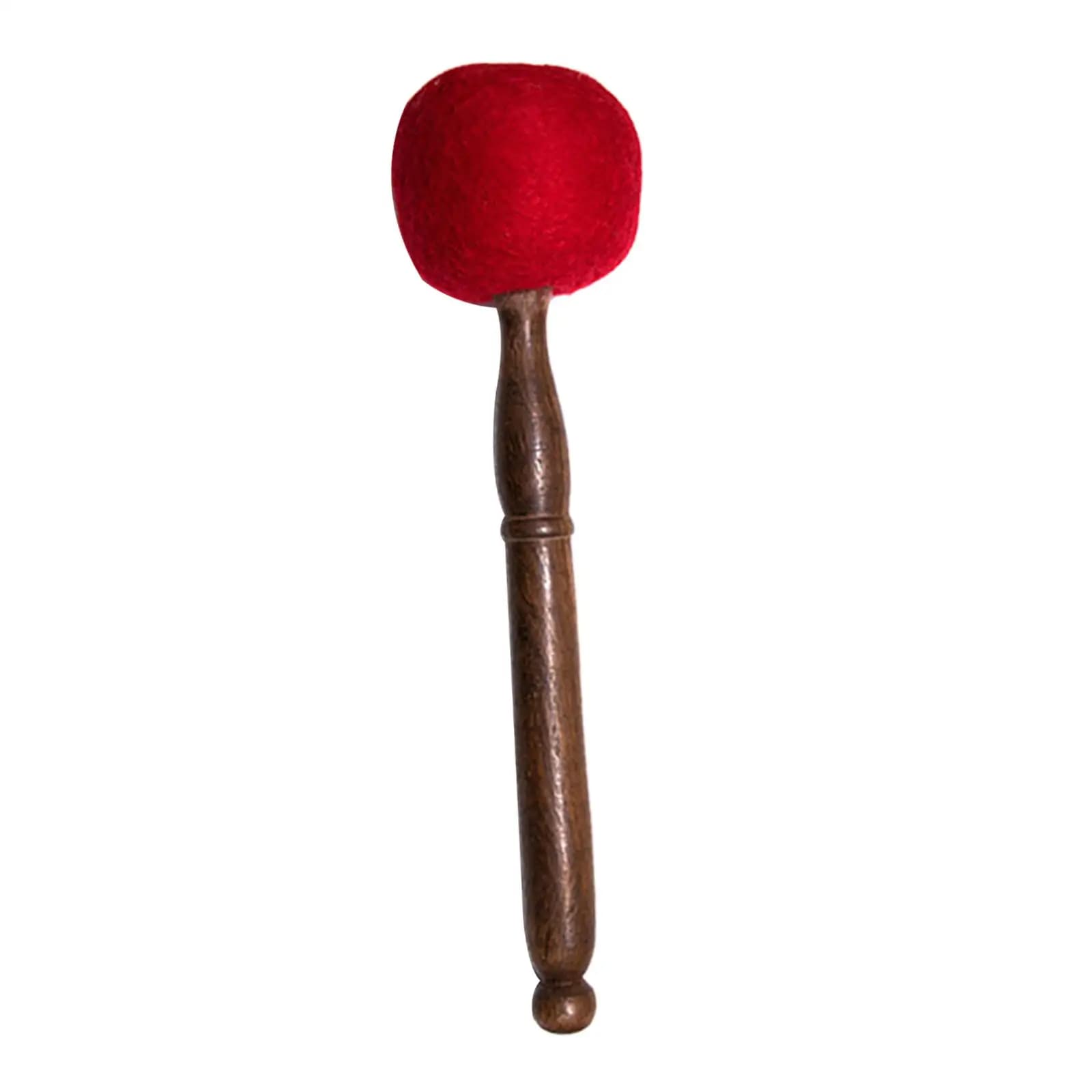 Meditation Bowl Stick Hammer Wooden Handcrafted Tibetan Singing Bowl Stick for Relaxation Mindfulness Meditation Accessories