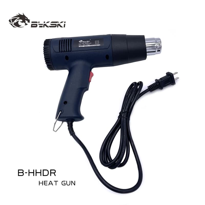 Bykski 1600W Pistola termica Pistola ad aria calda professionale Strumento Temperatura regolabile 60-600 per piegatura acrilico / PETG fai da te / B-HHDR