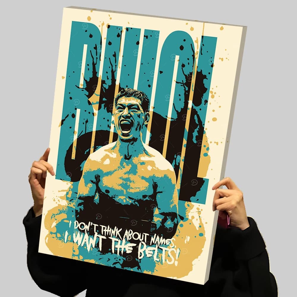 Dmitry Bivol Boxer Prints Poster Custom Canvas Painting Wall Art Room Ornaments Decorative Paintings Wand Deko Home Decorations