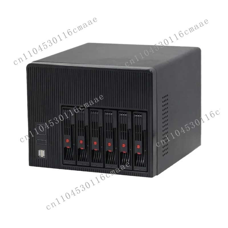 NAS Server Chassis,4/6/8 Mini Home Storage, Support Hot-swappable Mini-ITX Main Board Chassis