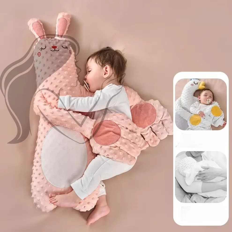 Baby Soothing Palm Pillow Anti-Tickling Lying Sleeping Pillow Newborn Cuddle Pillow for Hugging Baby Comforting Dolls Bedding