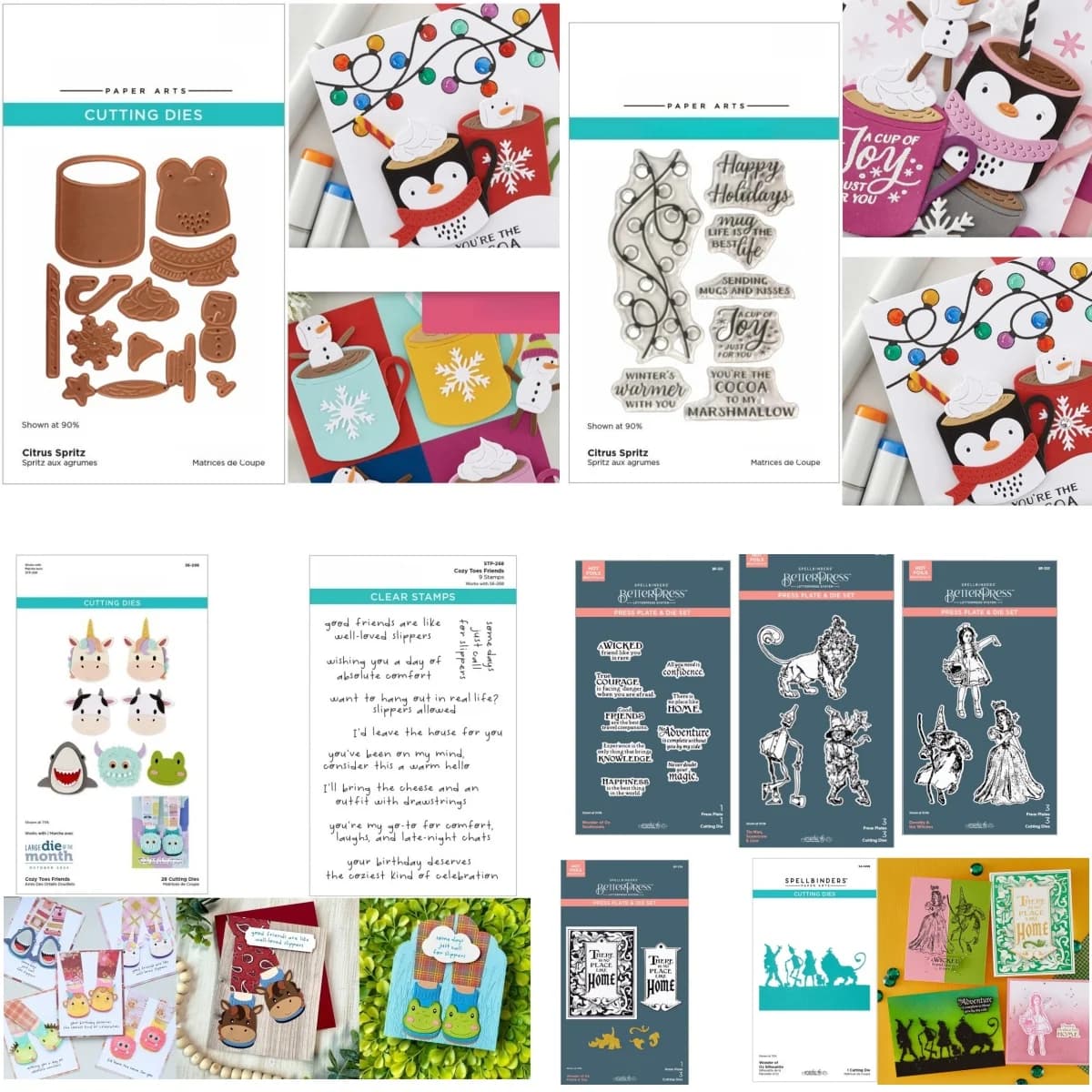 2025 Tazze di Natale Baci Fustelle in metallo Timbri trasparenti per album fai da te Decorazione modello artigianale di carte artigianali in rilievo