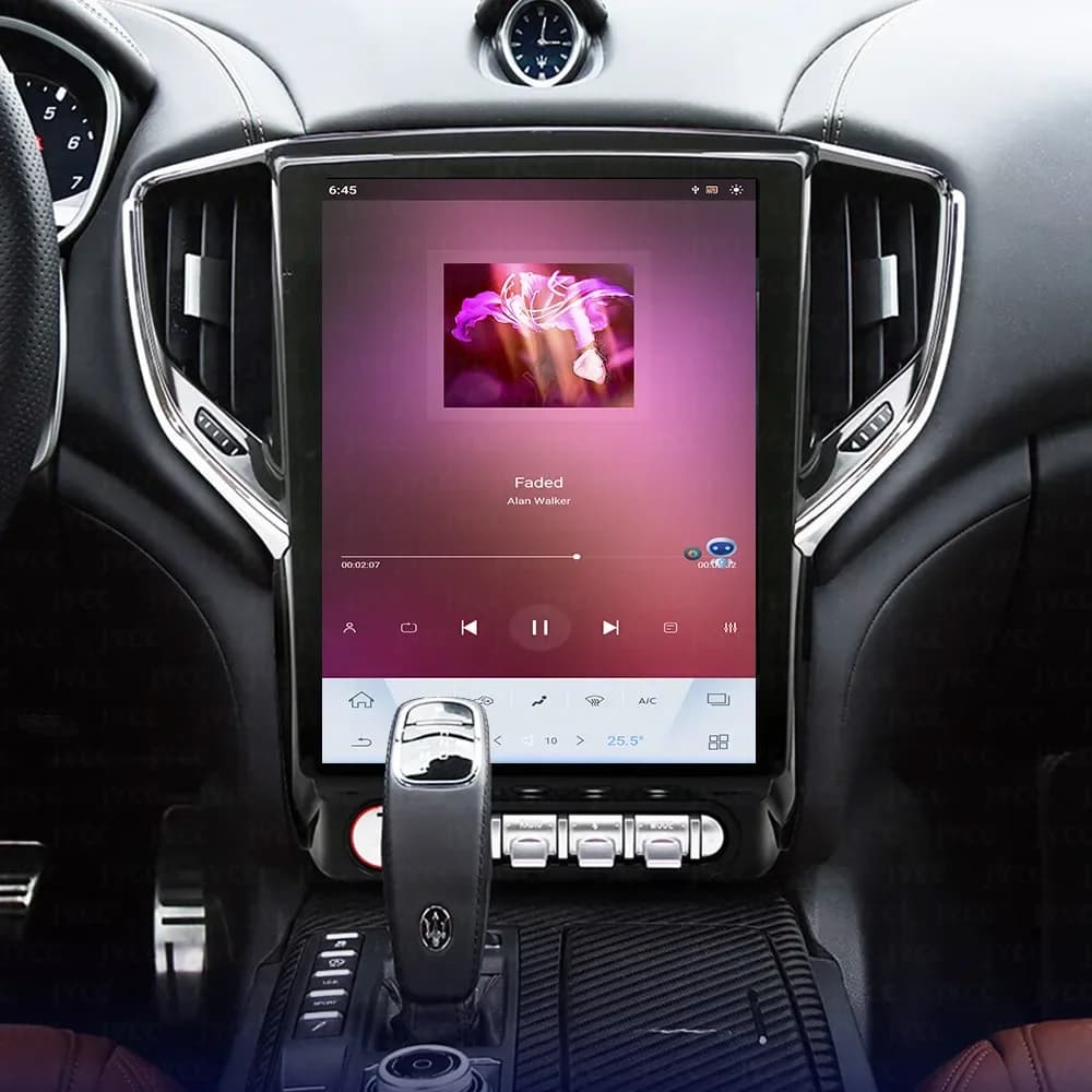 Android 13 Car Multimedia Audio Radio Stereo For Maserati Ghibli 2014 2015 2016 2017-2019 Carplay GPS Navigation Vertical Player