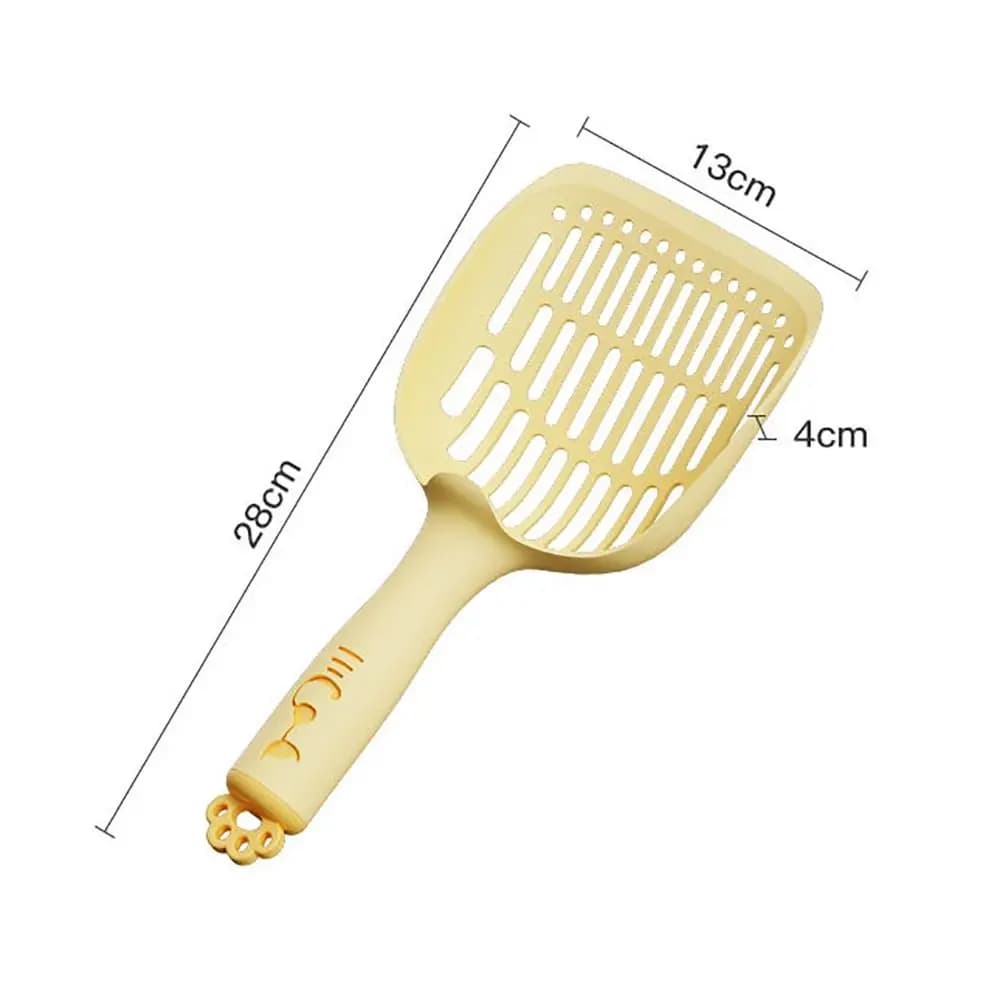 Portable Plastic Cat Litter Scooper Hollow Leak Fast Cat Litter Sifter Labor-saving Pet Cleaning Tool Pet Feces Shovel