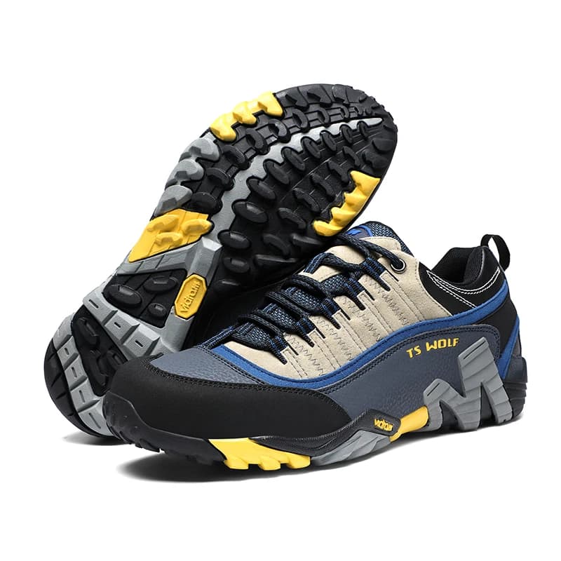 2026 Outdoor Lover Trekking Shoes Men Waterproof Hiking Shoes Mountain Boots Genuine Leather Woodland Hunting Tactical Shoes