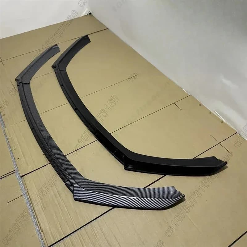 High Quality Gloss Black Front Lip Spoiler & Diffuser,