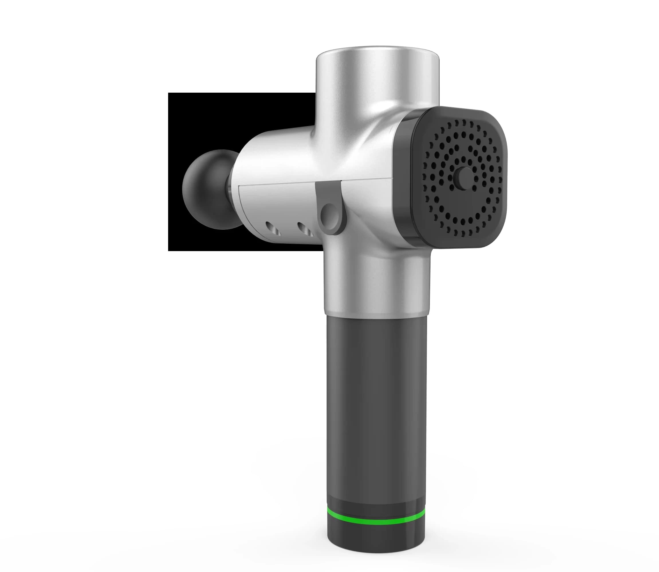 Pistola per massaggio muscolare dei tessuti profondi a percussione con pistola per massaggio elettrico 12v ad alto rumore con schermo LCD