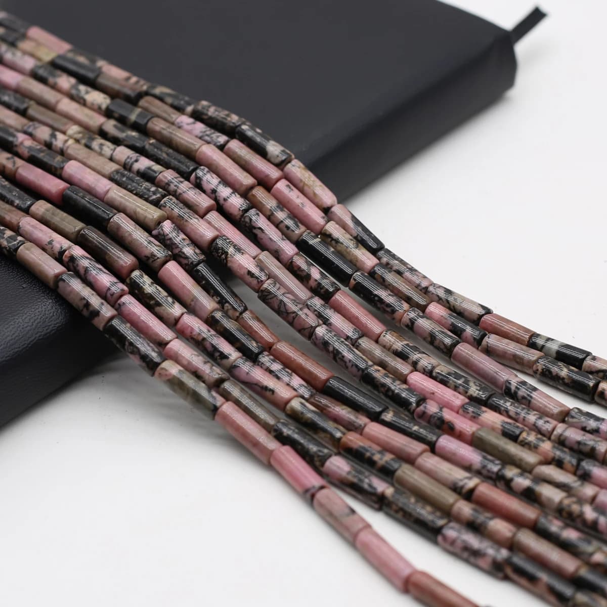 36cm Natural Agates Beads Cylindrical Loose Stone Beaded for Women Men Making DIY Jewelry Necklace Bracelet 4x13mm