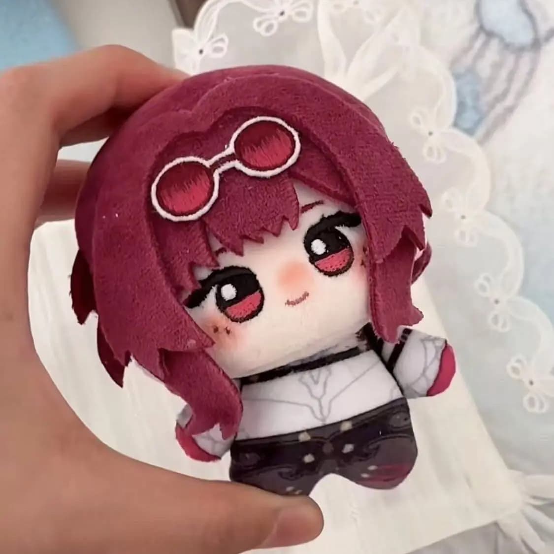 Portachiavi con Ciondolo Anime di Kafka dal Gioco Honkai: Star Rail, Carino e Cartoon, 10CM, Ornamento per Zaino, Regalo di Natale