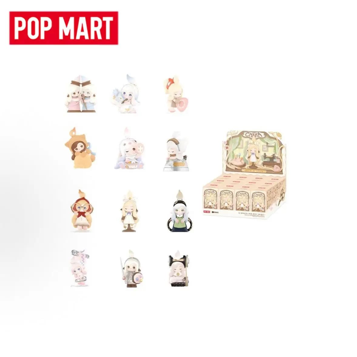 POP MART CHAKA Stitch By Stitch Series Trendy Mystery Box Anime Action Figure Blind Random Box Toys Model Ornament Dolls