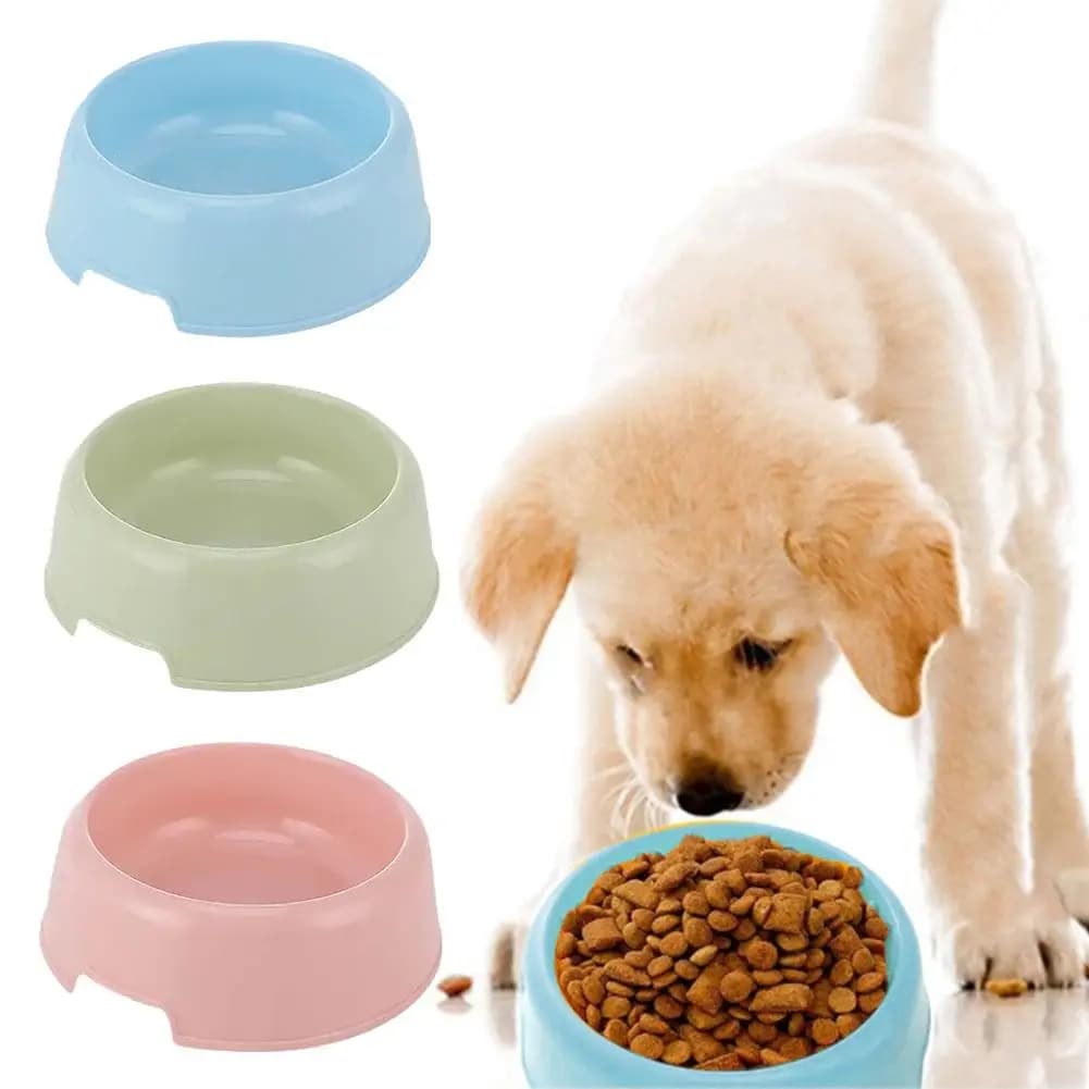 Ciotole per animali domestici Cane Gatto Plastica Alimentare Piatto d'acqua Ciotola Alimentatore Forniture per animali domestici Accessori Para Perros