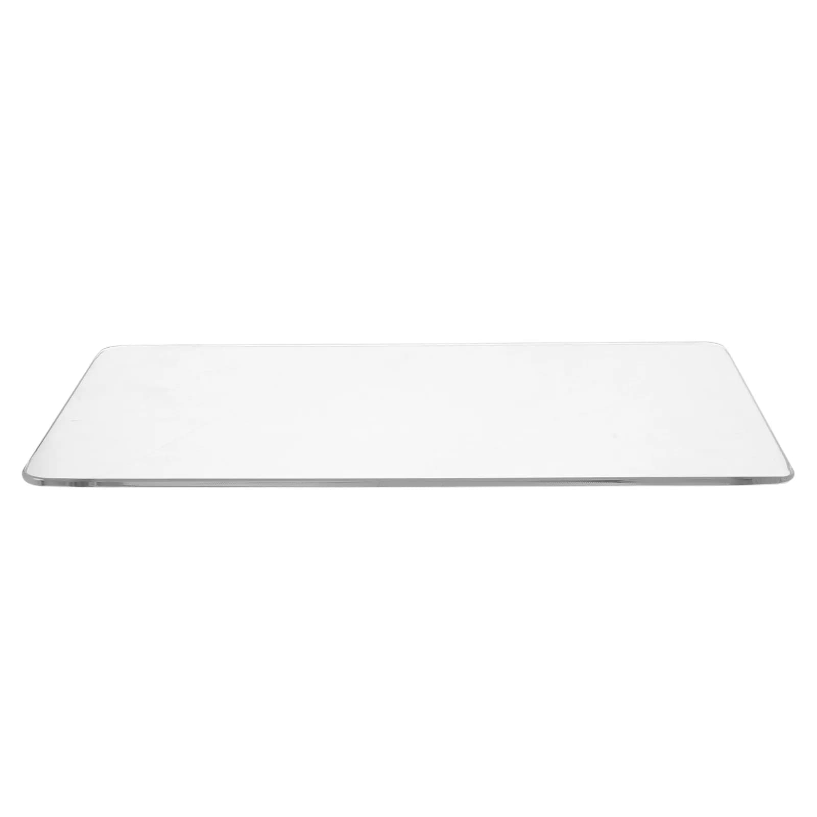Clear Glass Chopping Board Tempered Transparent Cutting Board for Kitchen Countertop Easy Clean Nonporous Smooth Edges Versatile