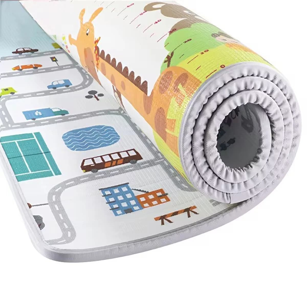 Children's Play Mat 200x180/180x150/180x120 cm Safety Mat Often Friendly Stripping Play Mat Folding Mat Play Mat