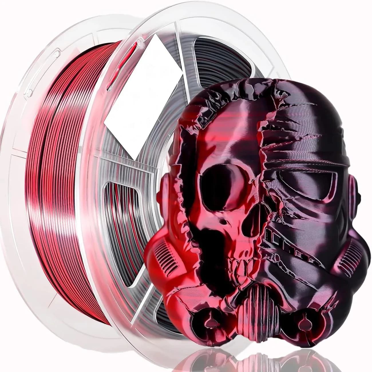1kg Multi-Color PLA 3D Printer Silk Filament 1.75mm Smooth Gradient Effect FDM Printer Consumables with Silk Texture