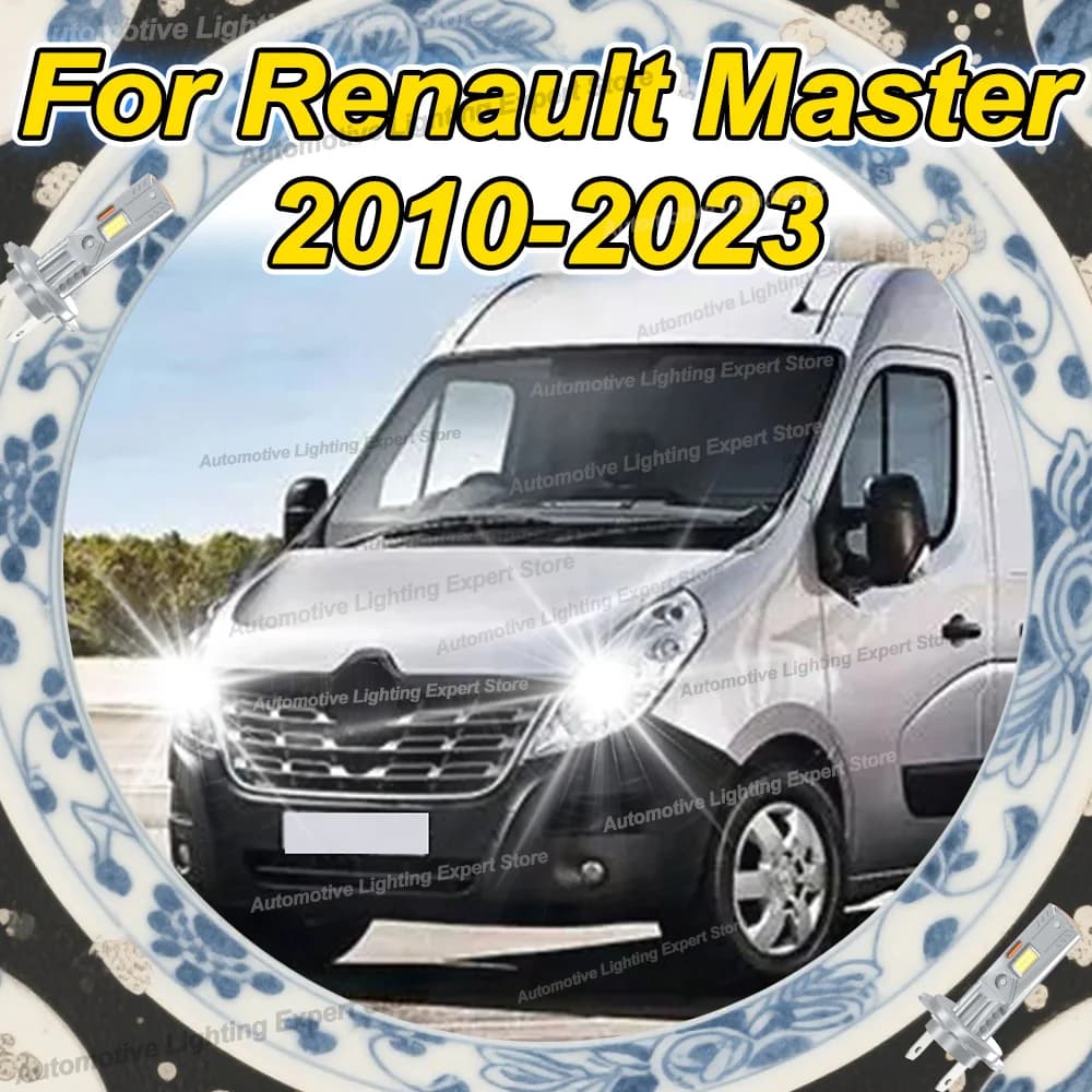 Lampadina per fari a LED 30000LM 6000K per Renault Master 2010-2023 2011 2012 2013 2014 2015 2016 2017 2018
