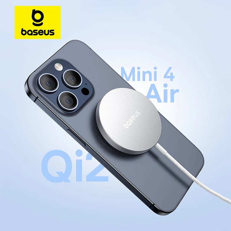 Baseus Qi2 Caricabatterie wireless magnetico da 15 W Mini caricabatterie per telefono a ricarica rapida per iPhone 16 15 14 13 Pro Max