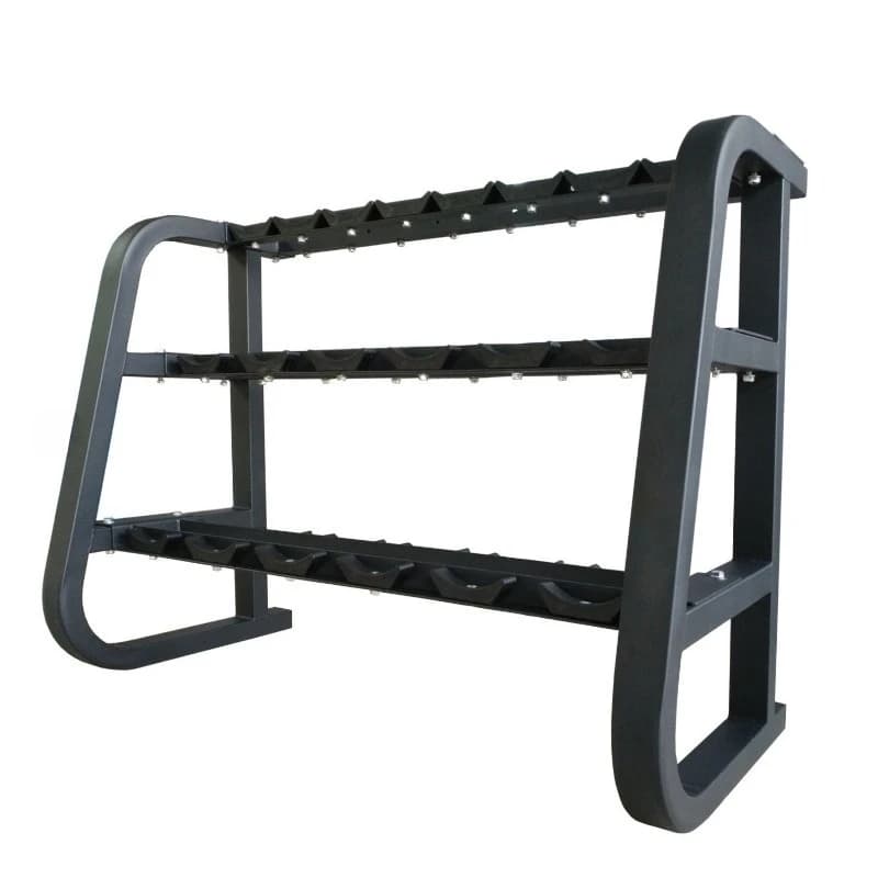 3 Tiers Heavy Duty Dumbbell Racks With Thickened Tubing, For Gym Indoor Daily Arrangement