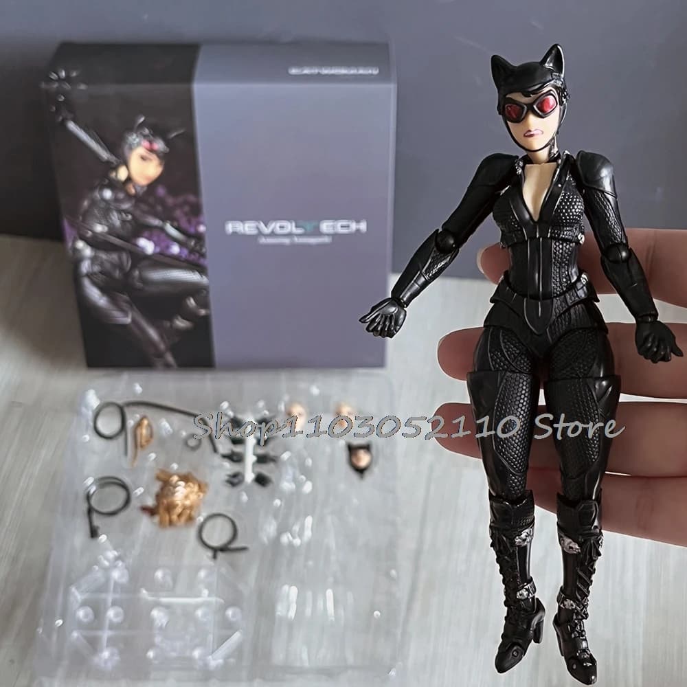 Revoltech Catwoman Action Figure Kaiyodo Incredibile Yamaguchi Selina Kyle Collezione anti-eroe Bambola PVC Modello mobile Giocattoli