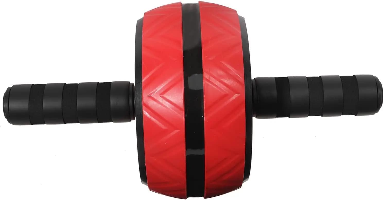 HEMOTON Ab Wheel Roller Fitness Equipment for Abdominal Muscle Training with Large Wheel Design and Knee Pad Practical Core Stre