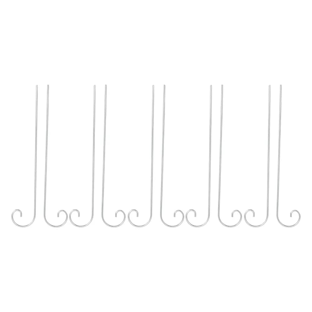 30 Pezzi Ganci per Etichette Piante in Acciaio Inossidabile, Lunghezza 200mm, Diametro 2.0mm, Argento, Resistenti, per Giardino
