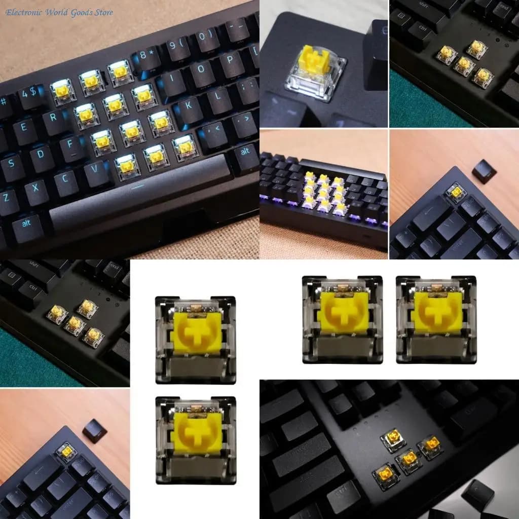 A3PD Mechanical Keyboard-RGB Yellow Switches Shaft for V3