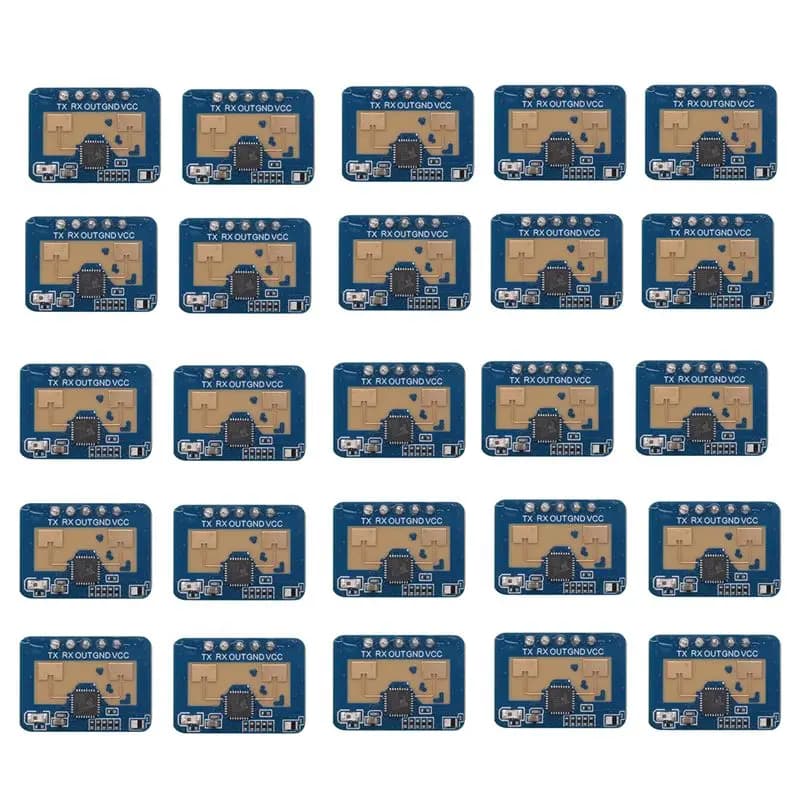 25 Pcs 24G Mmwave HLK-LD2410C Human Presence Radar Sensor Motion Detection Module-Y41A
