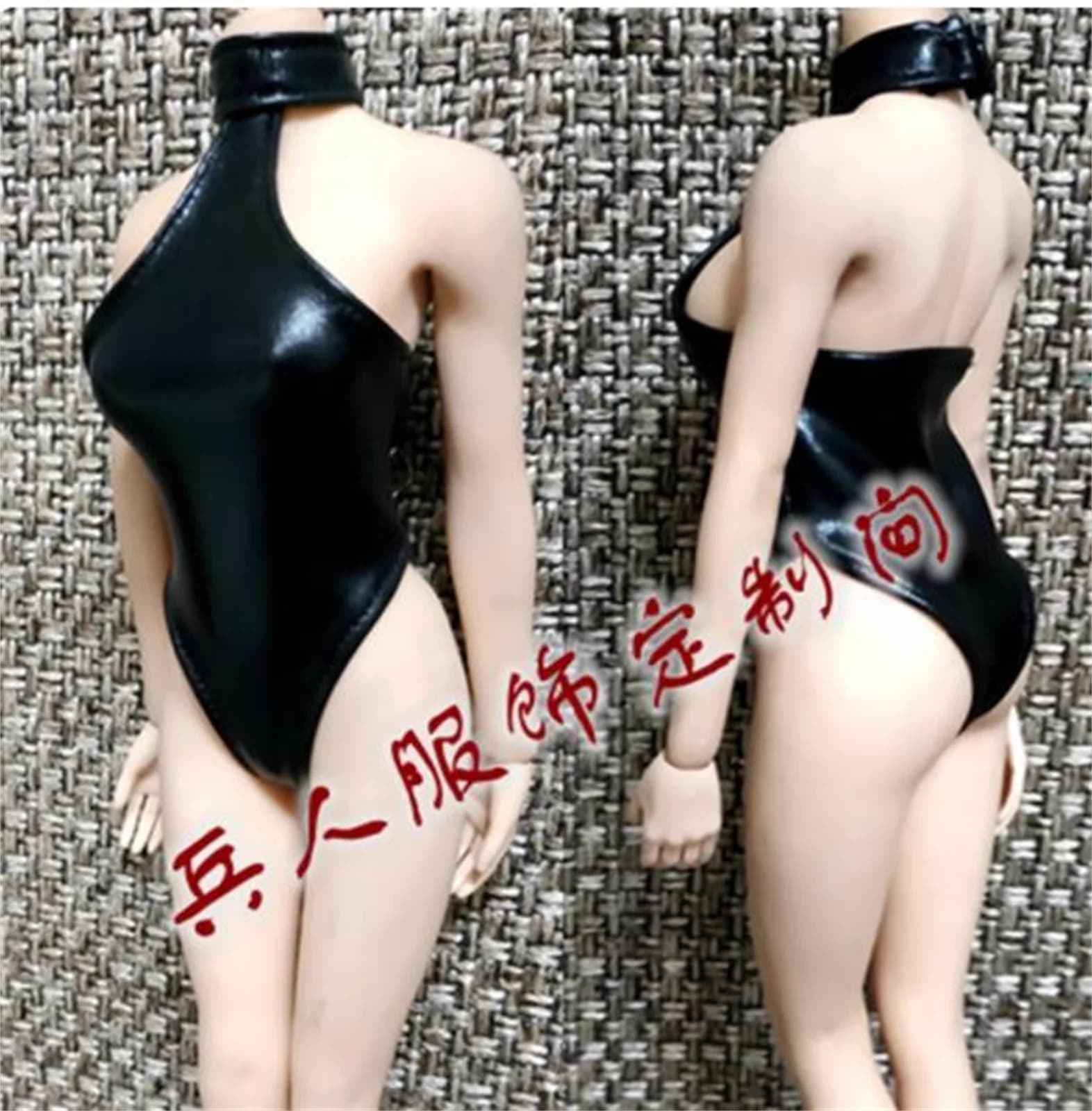 1:6 Costume da bagno nero body vestito modello di vestiti femminili Per 12 "figu Figura giocattolo Soldato Vestiti Modello Misura 12 ''Action Figure Body