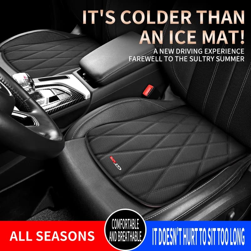 Front seat cushion for real leather car, protective cover for breathable car seat cushion for Peugeot Gtline