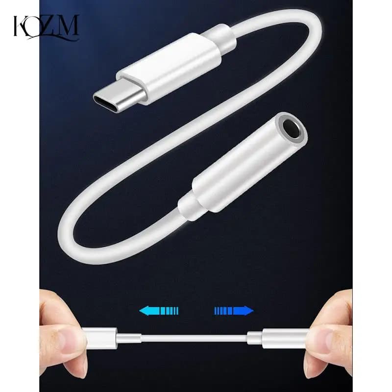 Tipo C 3.5 Martinetti Auricolare USB C A 3.5mm AUX Cuffie Adattatore Audio Cavo