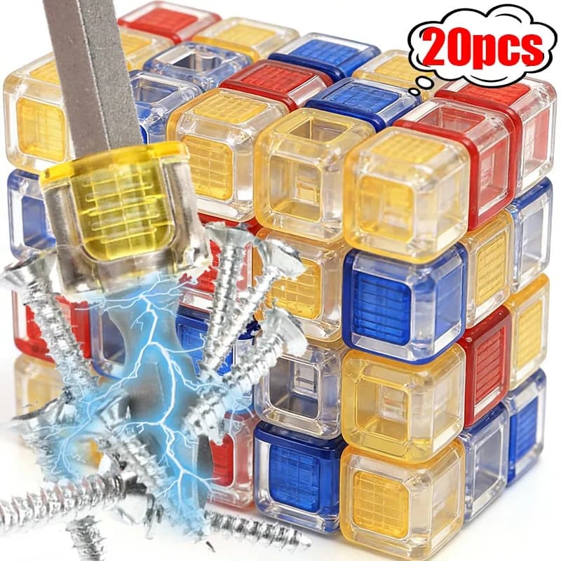 20/1 pcs. Powerful electric screwdriver magnetizer, drill bits, magnetic coils, powerful magnetic rings, demagnetization tools, wholesale