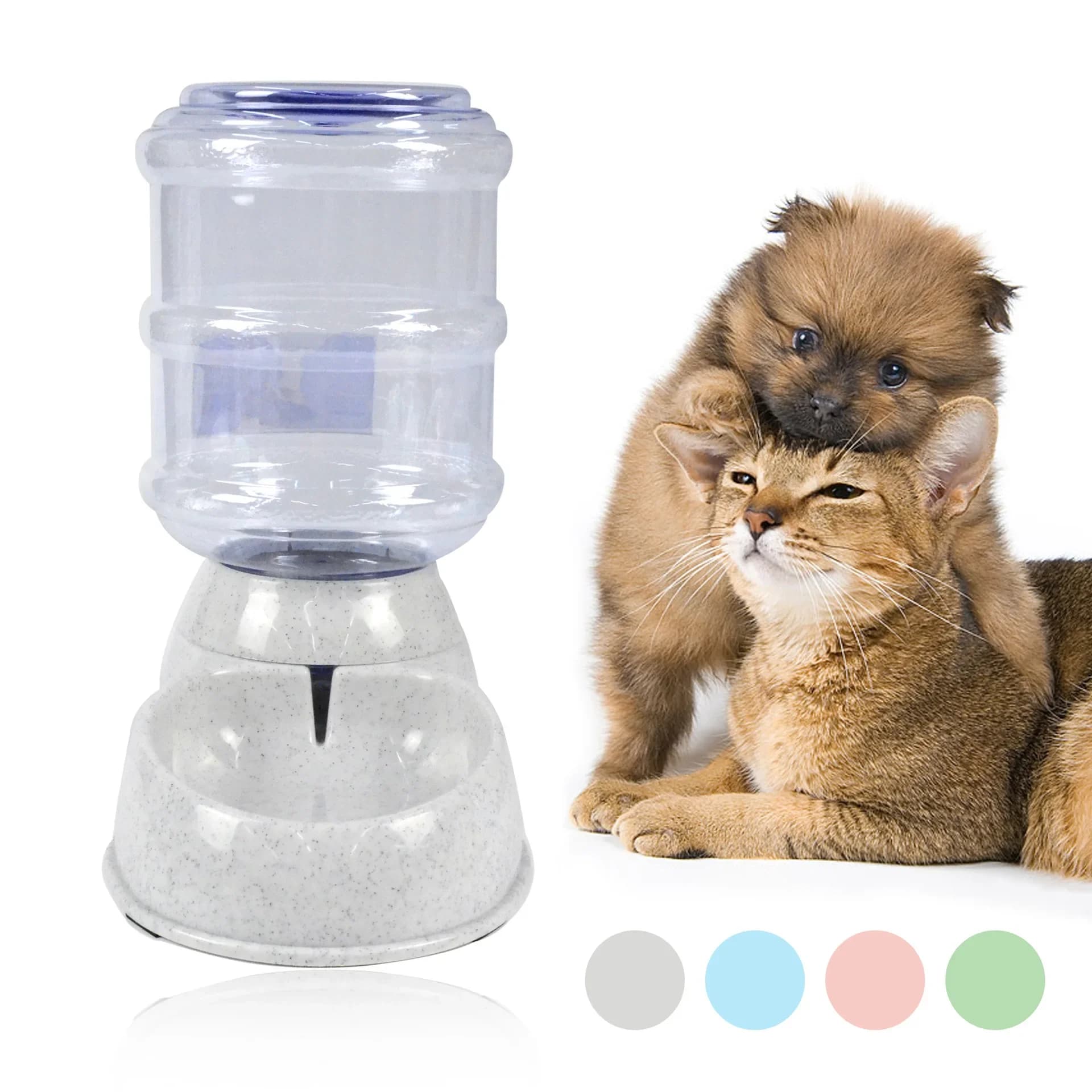 Amazon Pet Cat Bevitore automatico per acqua Alimentatore per cani Bevitore per acqua per gatti Ciotola per gatti Ciotola per cani Forniture per lavabo