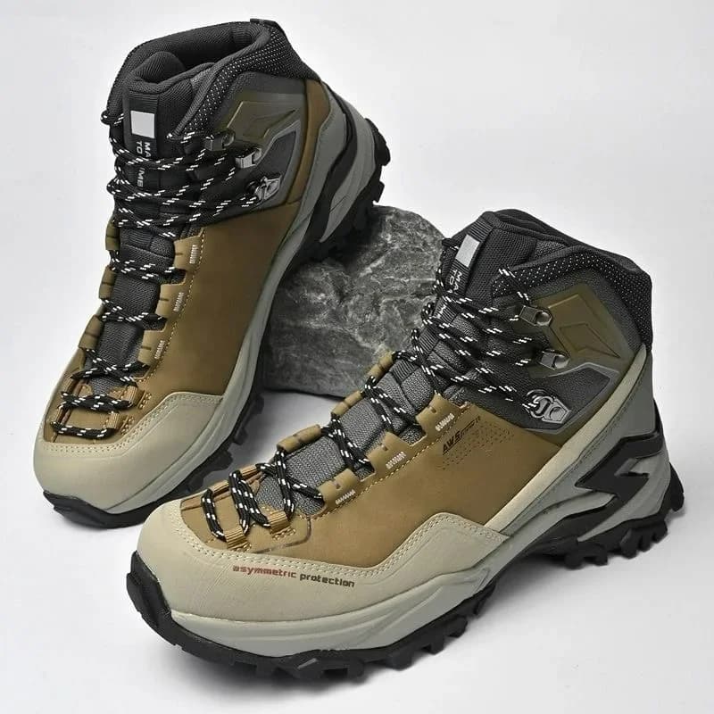 Nuove Scarpe da Trekking Invernali 2026 per Uomo, Scarpe da Passeggio Outdoor con Tomaia Alta, Stivali Antiscivolo da Trekking, Scarpe da Campeggio di Design per Uomo