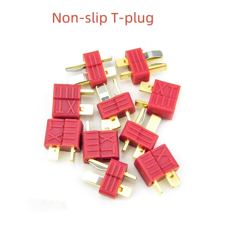 10PCS T Spina Connettore Anti-skidding Deans Femmina e Maschio Per RC Lipo Batteria ESC Motore Aereo Elicottero Accessori Auto FAI DA TE