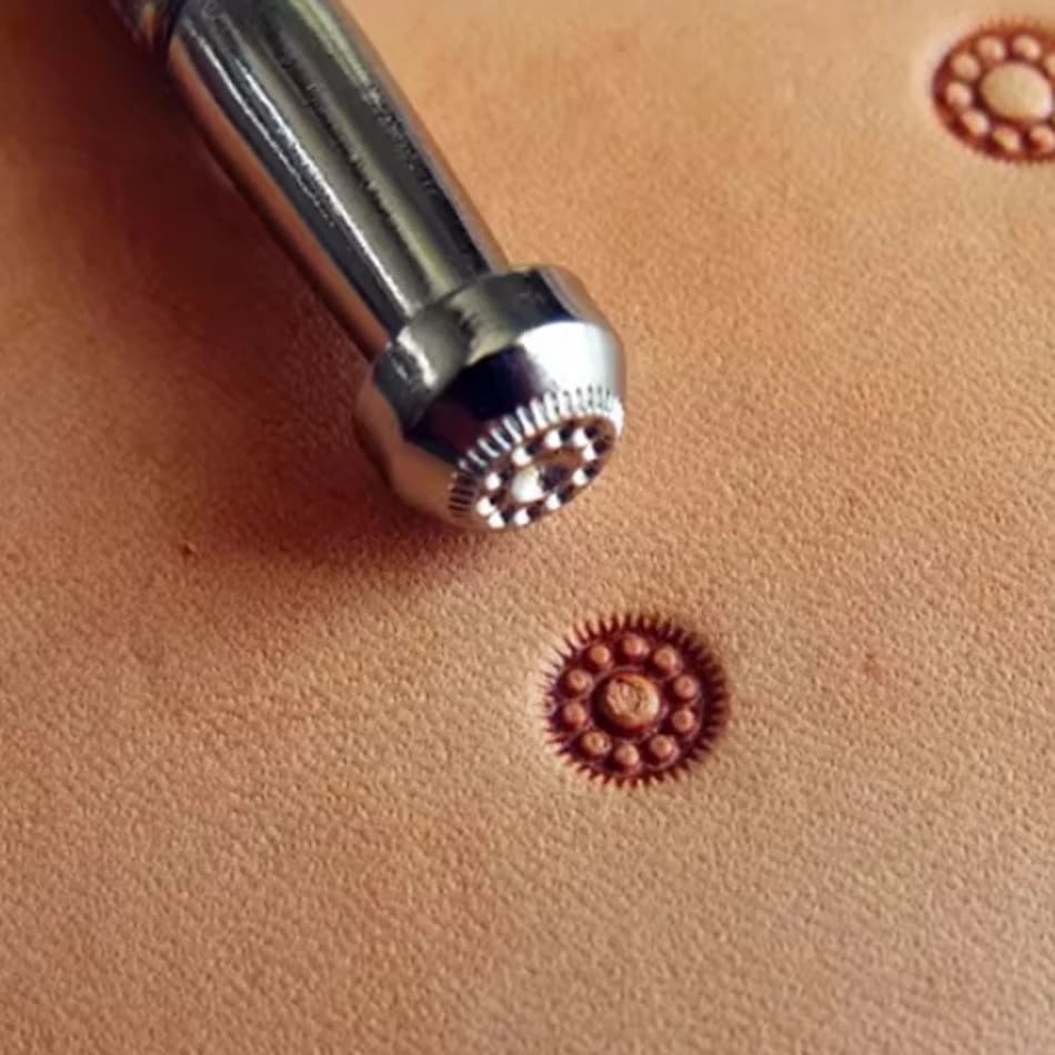 DIY Leather Craft Alloy Metal Embossing Tool Set, Handmade Leather Stitching Printing Tools, Leather Tool Embossing Stamp