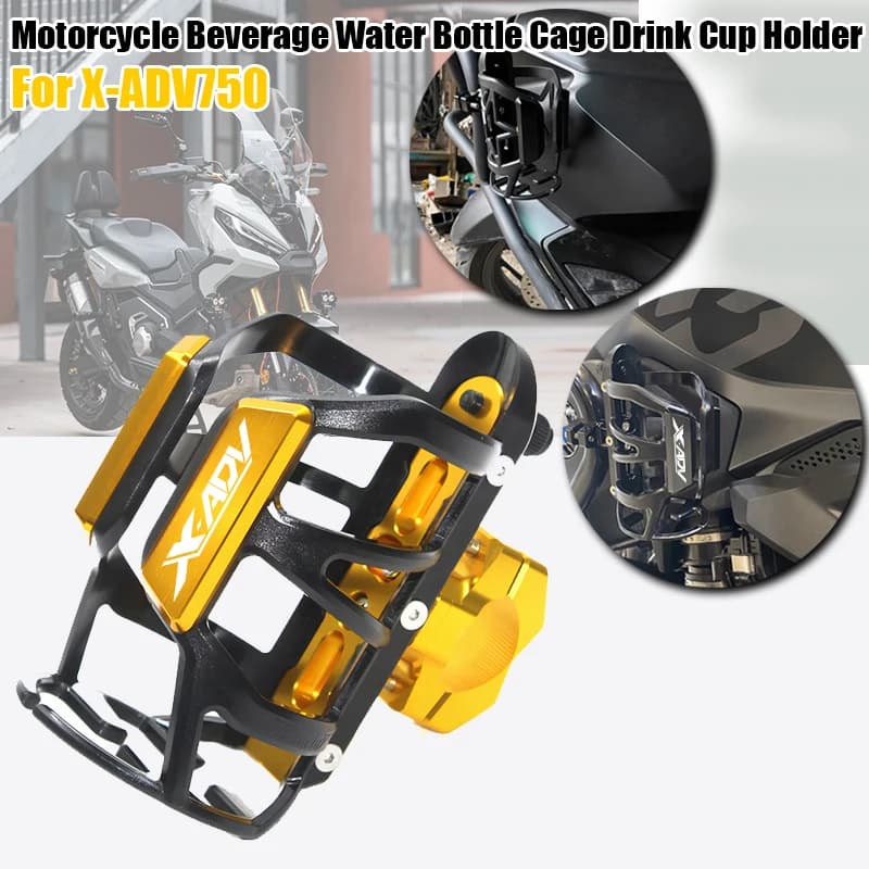 For Honda XADV 750 X-ADV X ADV 750 XADV750 X-ADV750 Hot Deals Motorcycle CNC Beverage Water Bottle Drink Cup Holder Mount