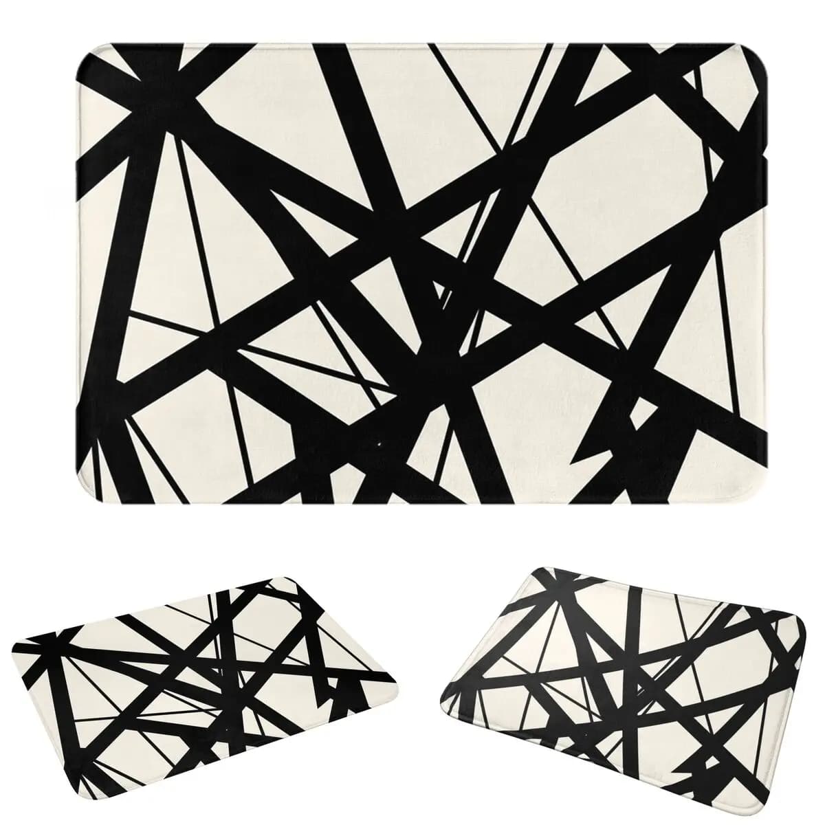EVH Authentic Stripes Van Halen Anti-slip Doormat Floor Mat Sand Scraping Carpet Rug for Kitchen Entrance Home room Footpad Mats